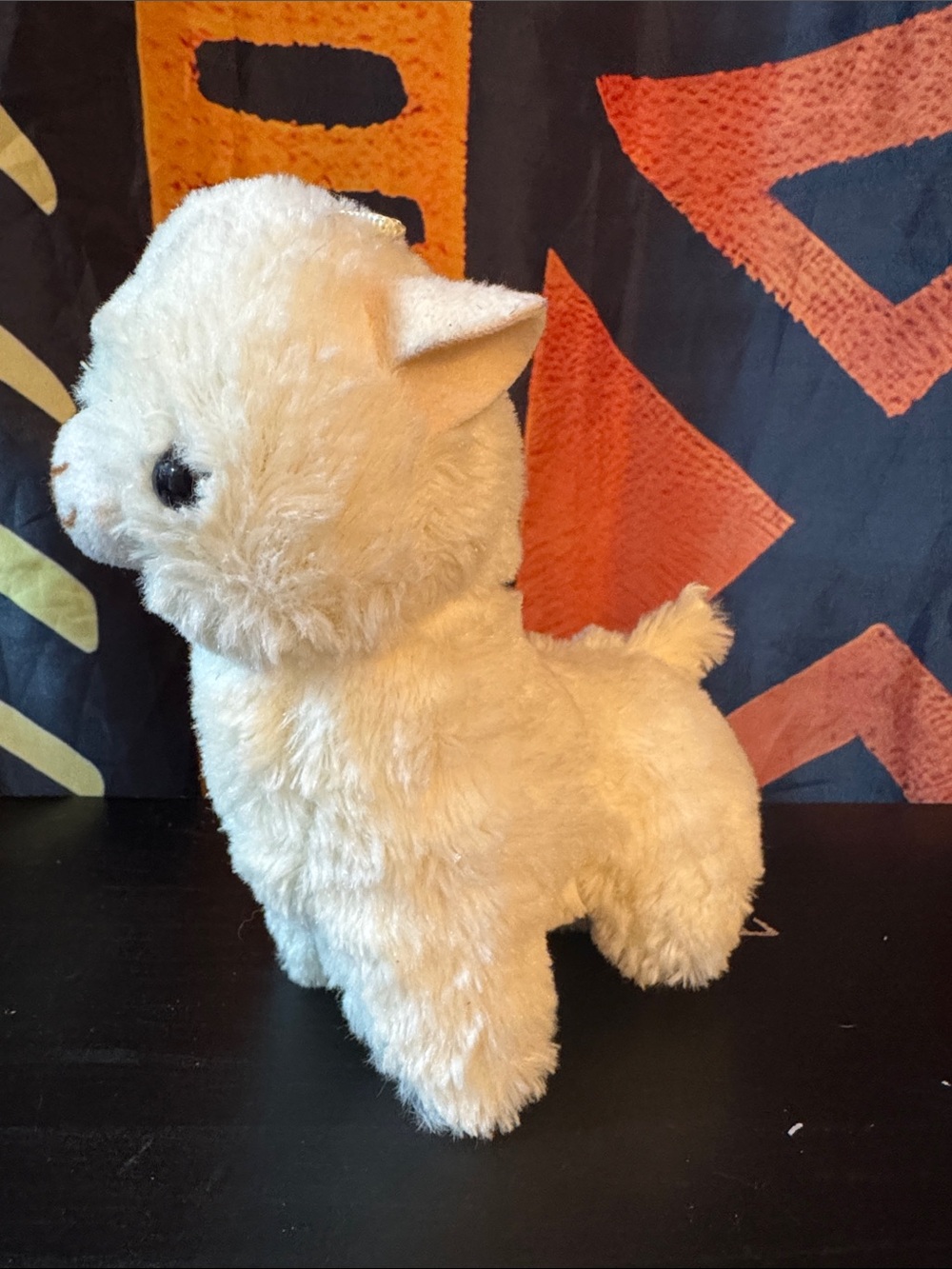 Plush White Alpaca Stuffed Animal Toy - Brand Unknown - Picture 3 of 6
